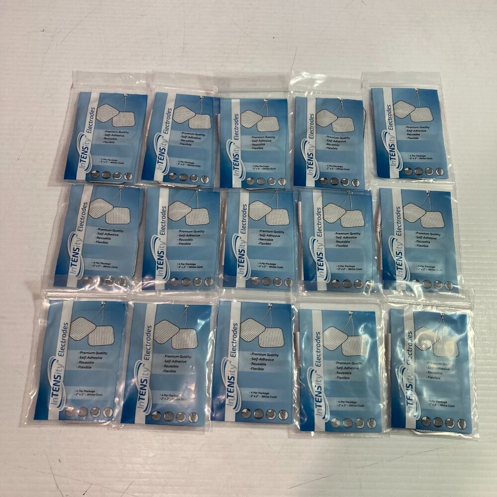 InTENSity Electrodes 2"x 2" Lot of 15 4 packs new